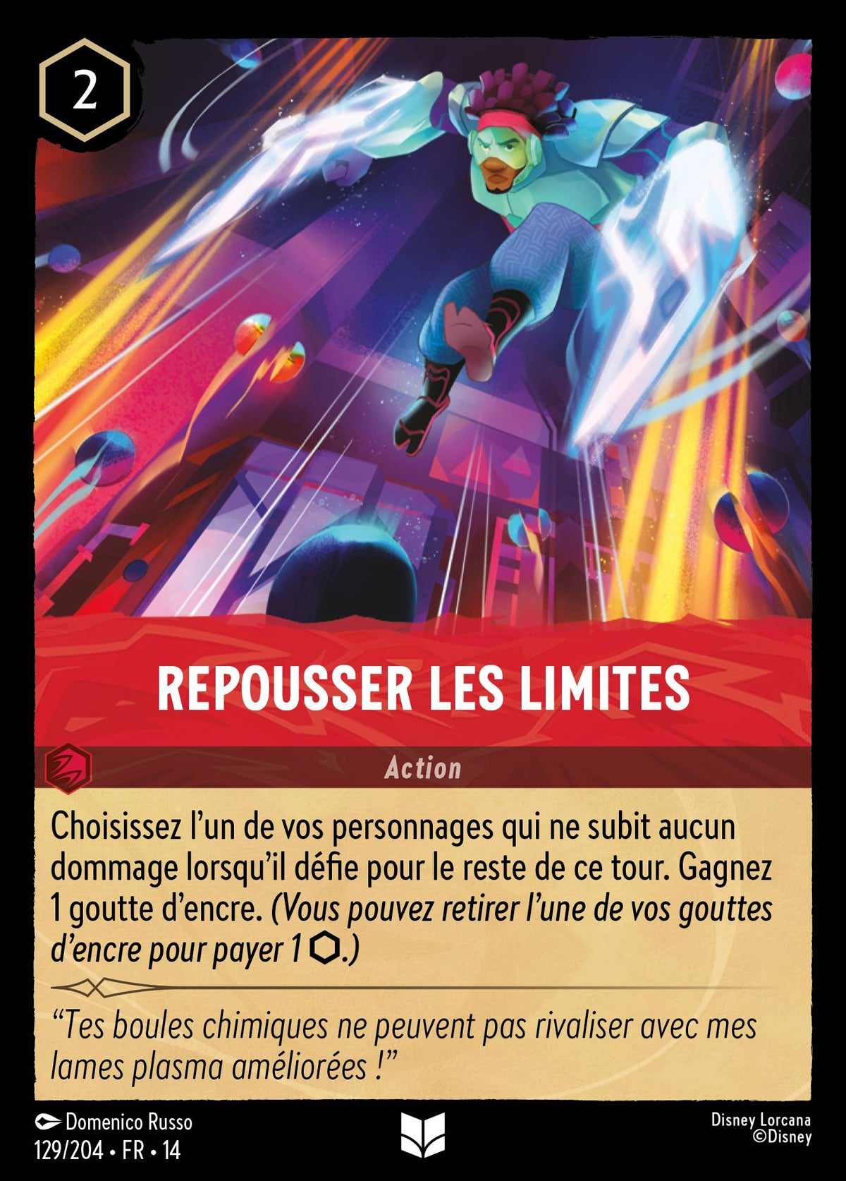 Carte Lorcana 129/204 Repousser les limites | LorenZone