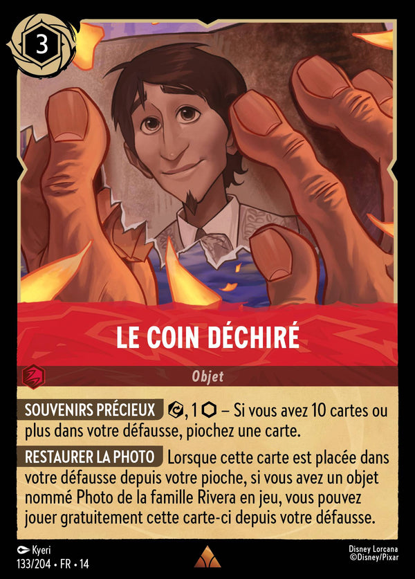 Carte Lorcana 133/204 Le coin déchiré | LorenZone