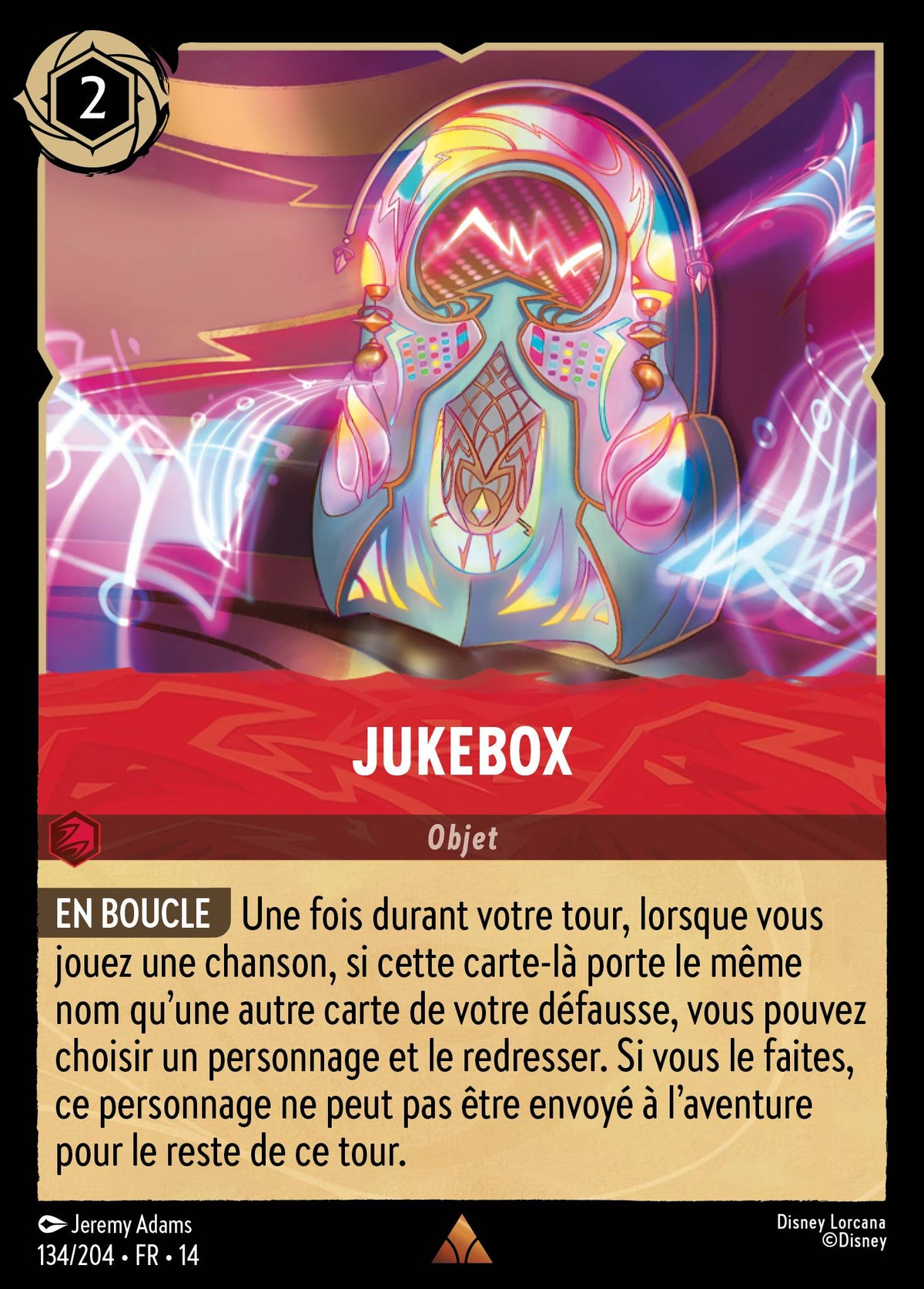 Carte Lorcana 134/204 Jukebox | LorenZone
