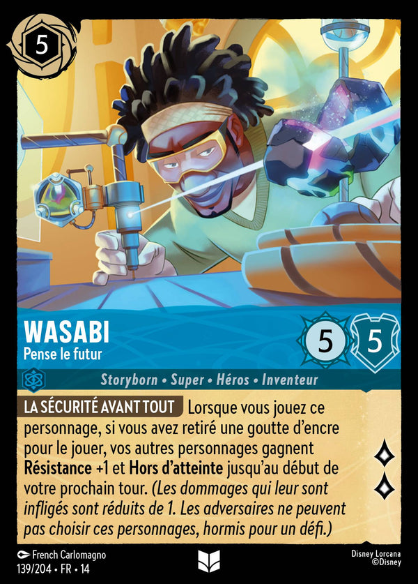 Carte Lorcana 139/204 Wasabi, Pense le futur | LorenZone