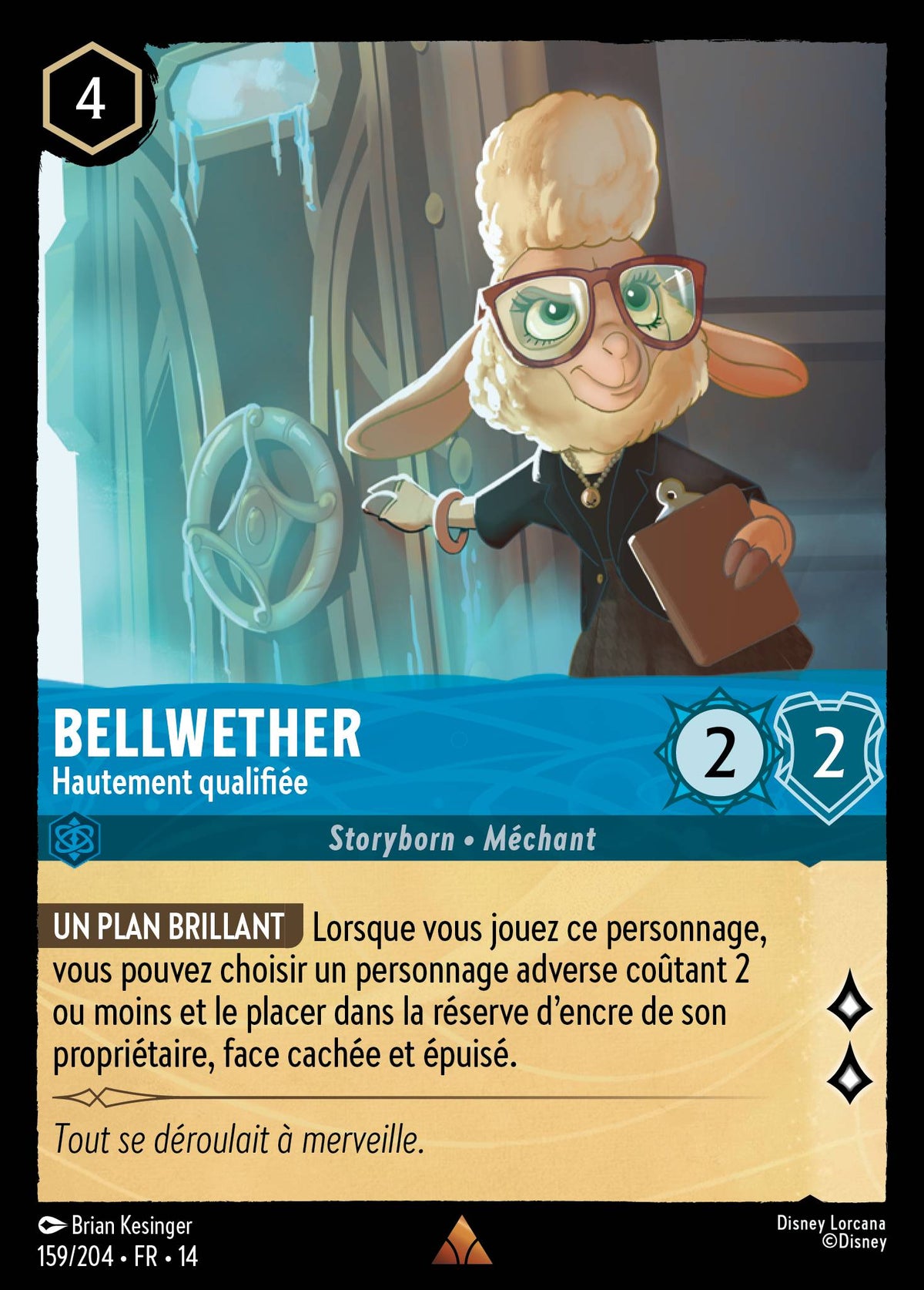 Carte Lorcana 159/204 Bellwether, Hautement qualifiée | LorenZone
