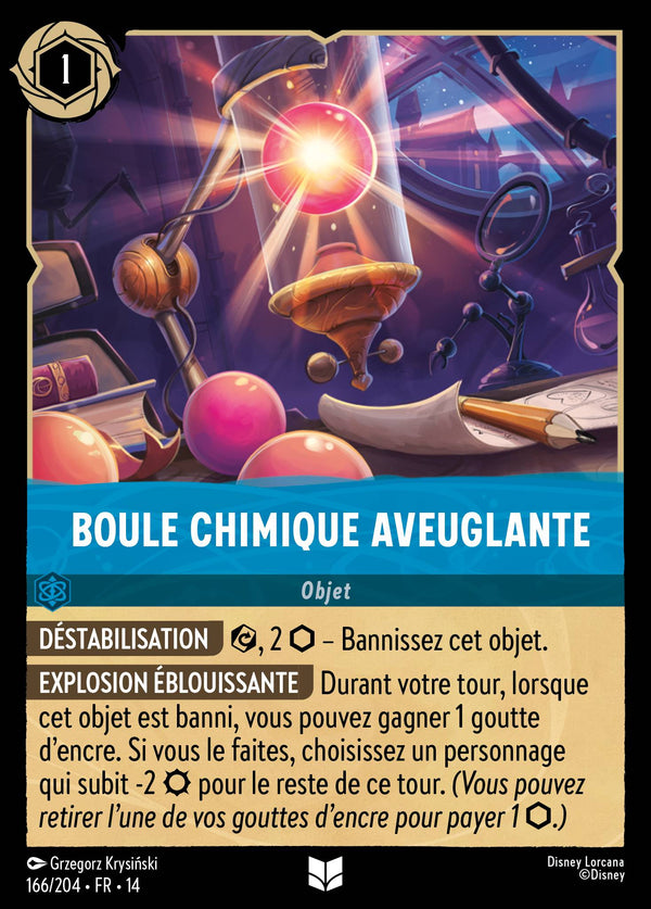 Carte Lorcana 166/204 Boule chimique aveuglante | LorenZone