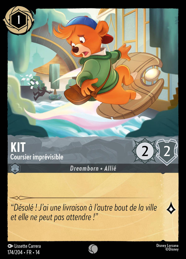 Carte Lorcana 174/204 Kit, Coursier imprévisible | LorenZone