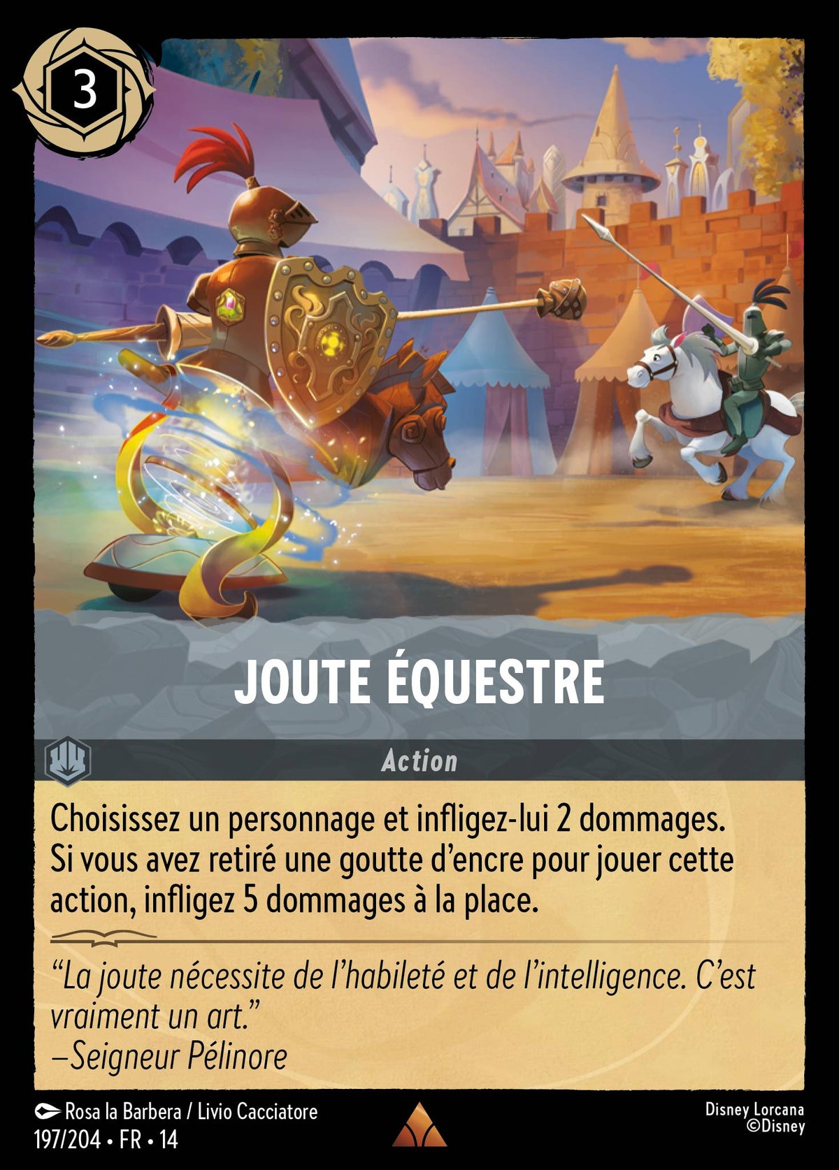 Carte Lorcana 197/204 Joute équestre | LorenZone