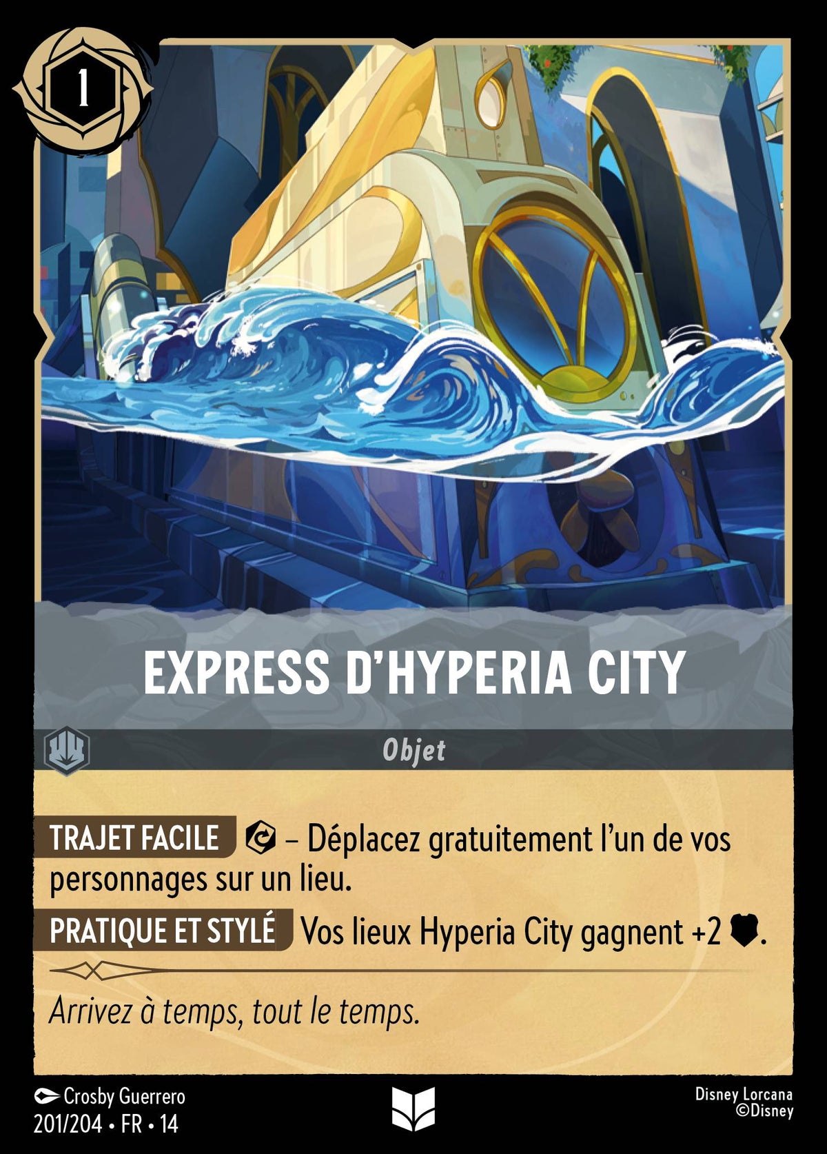 Carte Lorcana 201/204 Express d'Hyperia City | LorenZone