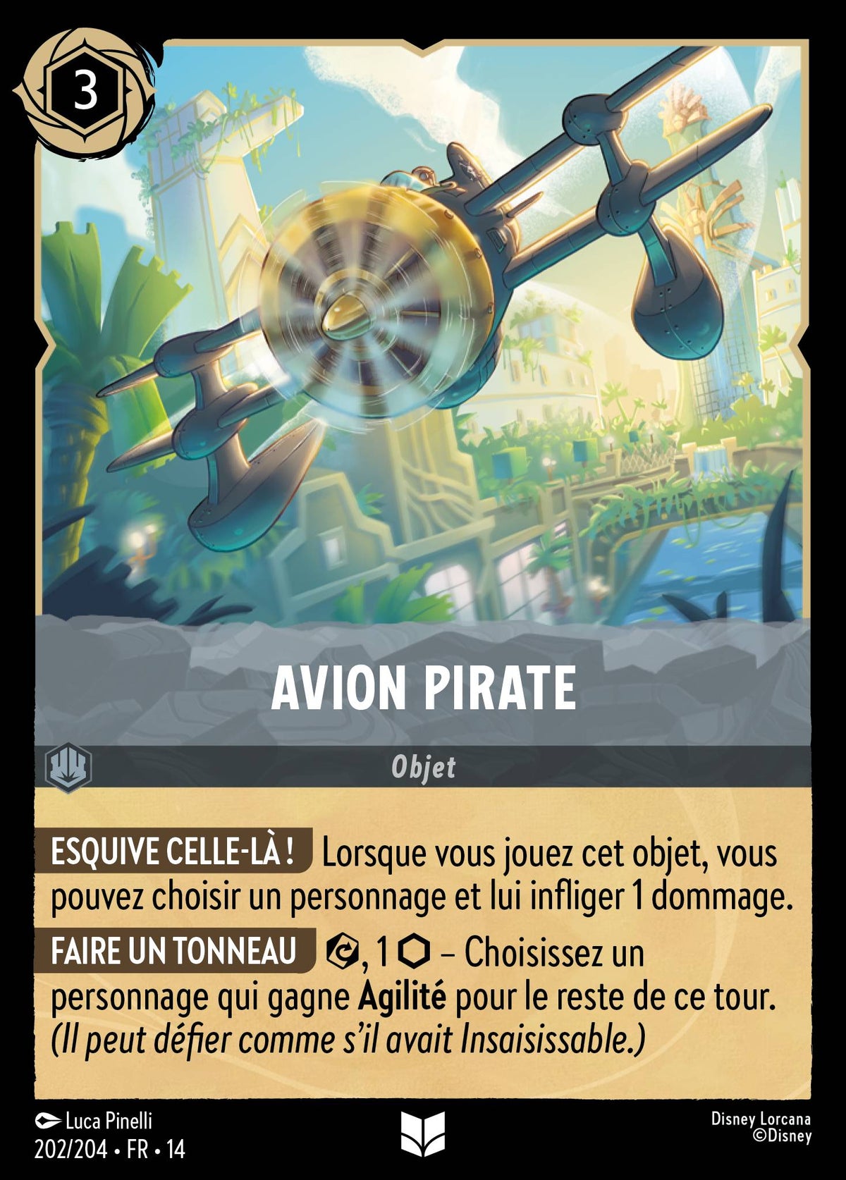 Carte Lorcana 202/204 Avion pirate | LorenZone
