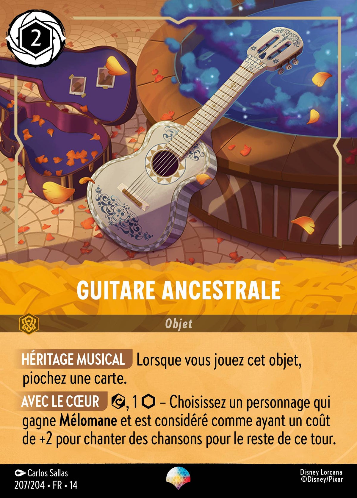 Carte Lorcana 207/204 Guitare ancestrale | LorenZone