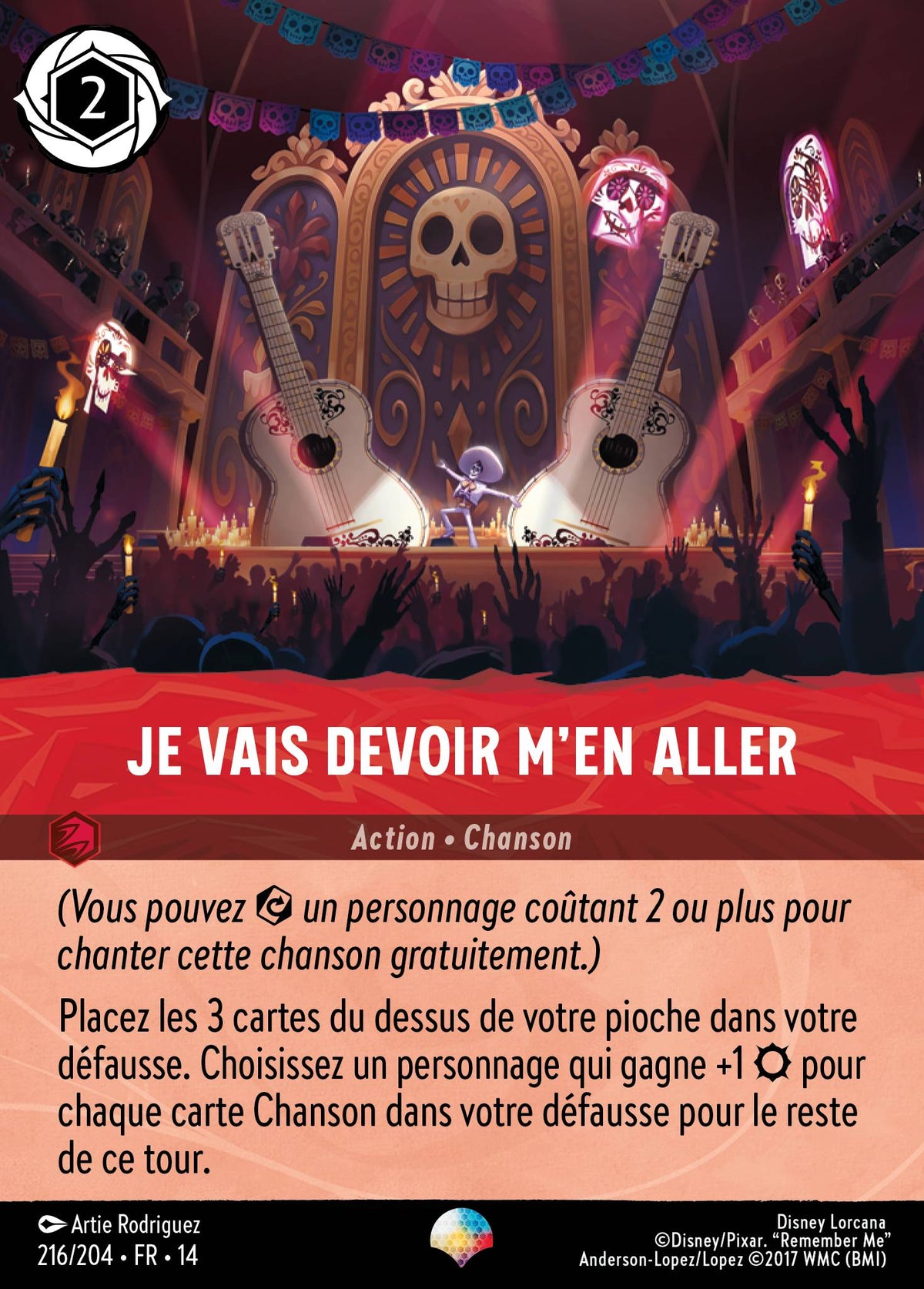 Carte Lorcana 216/204 Je vais devoir m'en aller | LorenZone