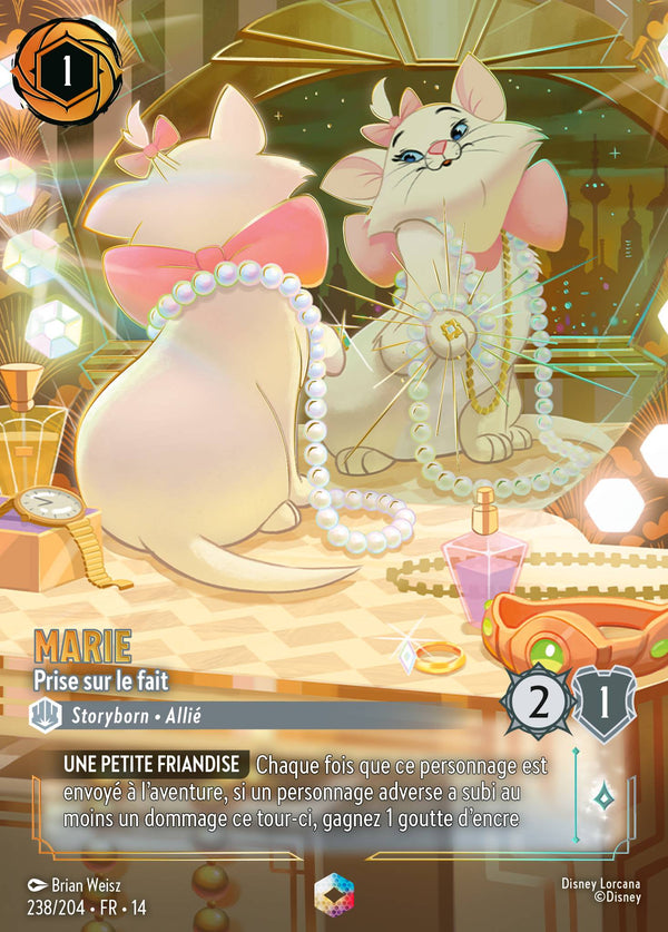 Carte Lorcana 238/204 Marie, Prise sur le fait | LorenZone