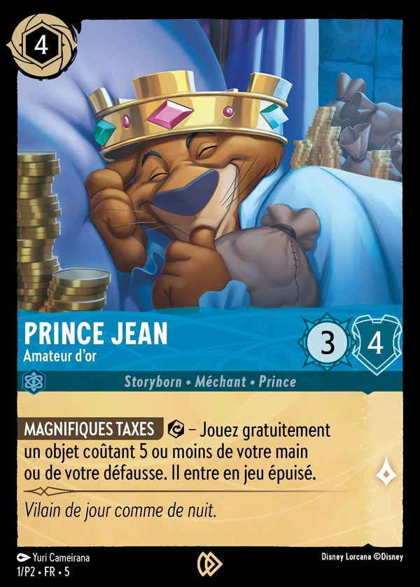 Carte Lorcana 001 Prince Jean Promo | LorenZone