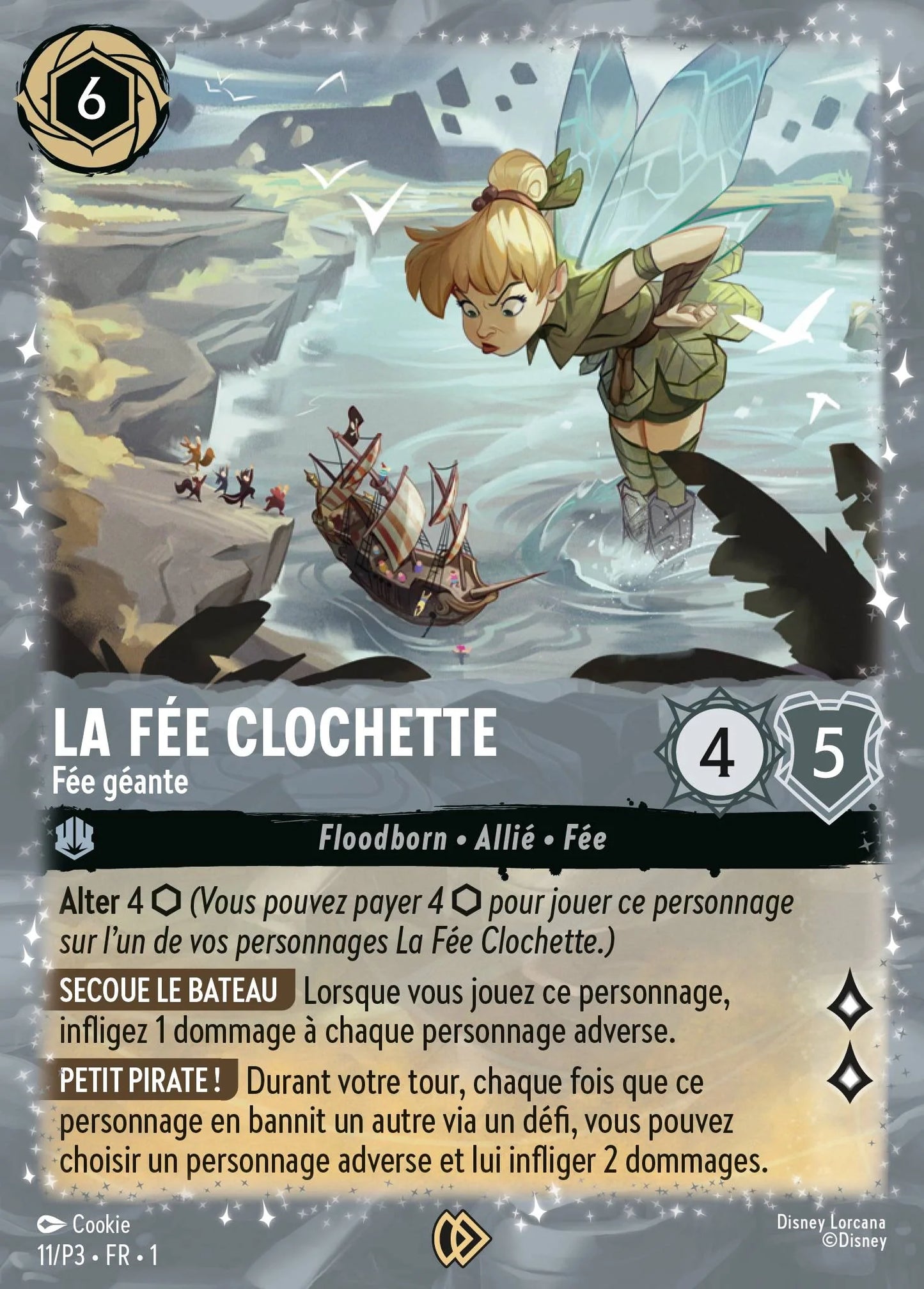 Carte Lorcana 011 La Fée Clochette Promo | LorenZone