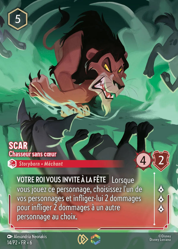 Carte Lorcana 014 Scar Enchantée | LorenZone