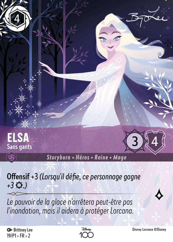Carte Lorcana 019 Elsa Promo | LorenZone