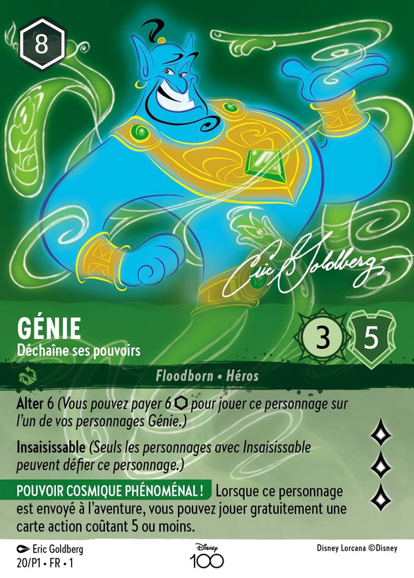 Carte Lorcana 020 Génie Promo | LorenZone
