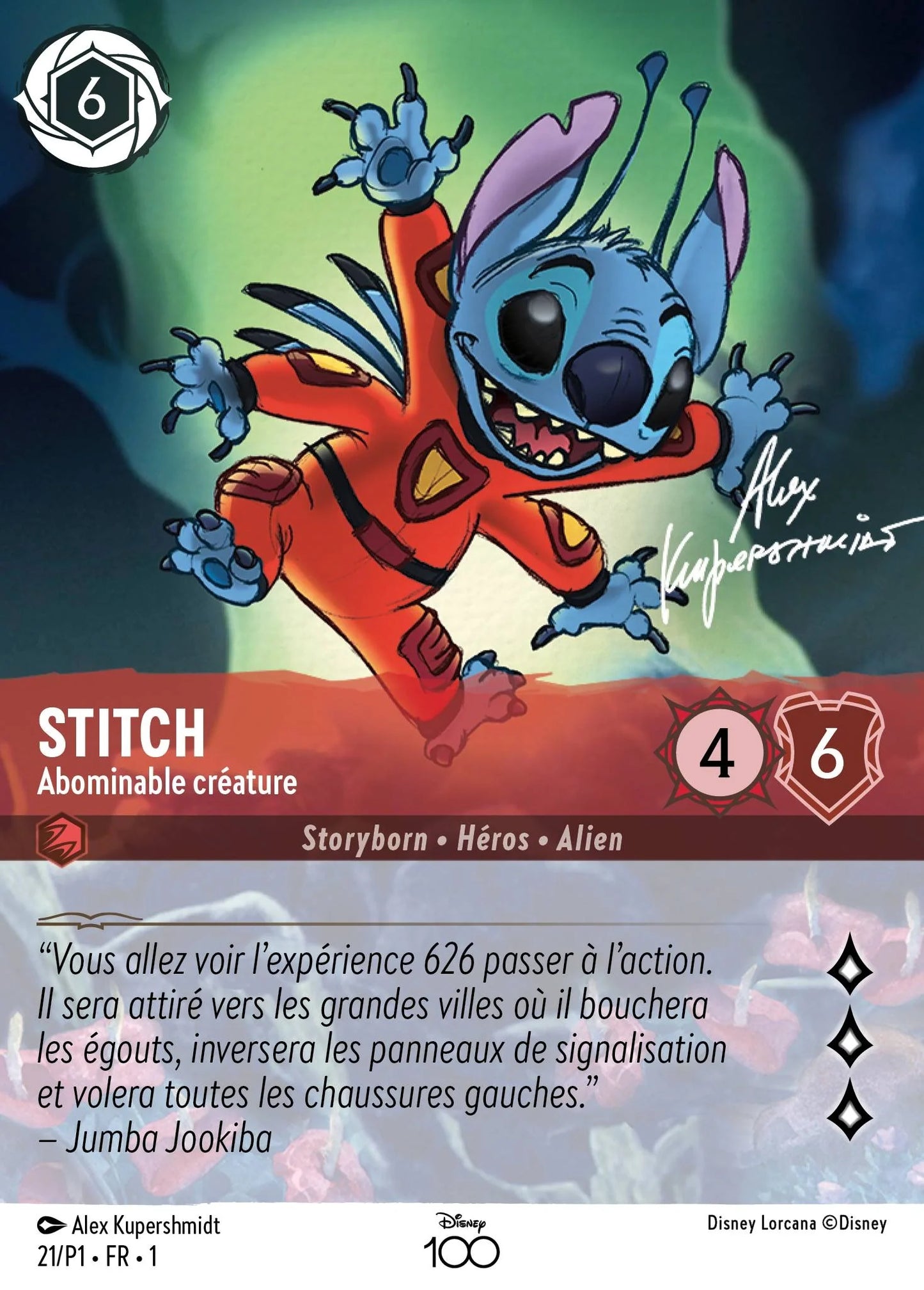 Carte Lorcana 021 Stitch Promo | LorenZone