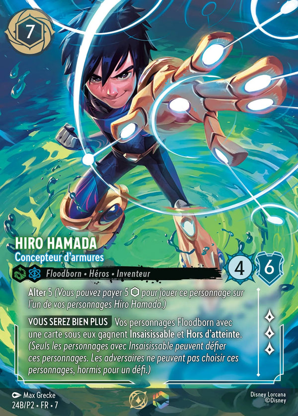 Carte Lorcana 024 Hiro Hamada Enchantée | LorenZone