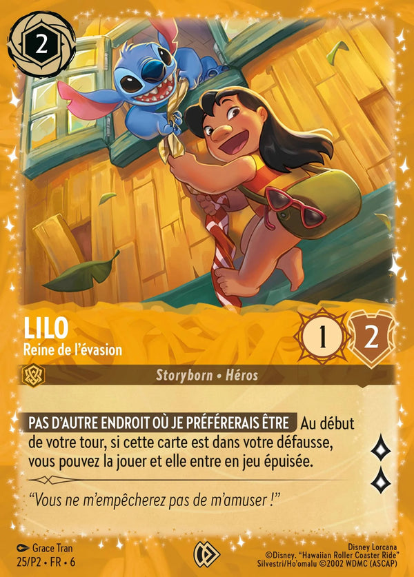 Carte Lorcana 025 Lilo Promo | LorenZone