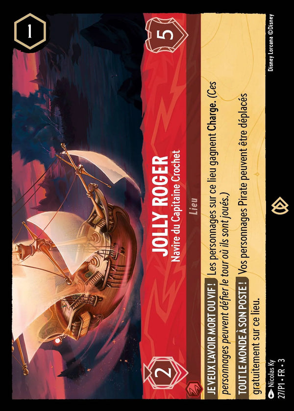 Carte Lorcana 027 Jolly Roger Promo | LorenZone