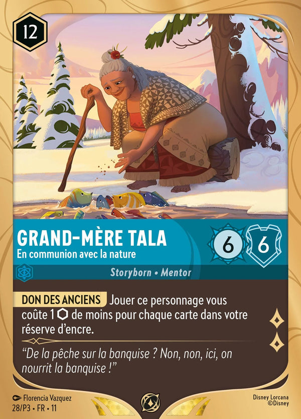 Carte Lorcana 028 Grand-mère Tala Promo | LorenZone