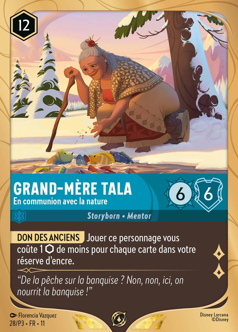 Carte Lorcana 028 Grand-mère Tala Promo | LorenZone