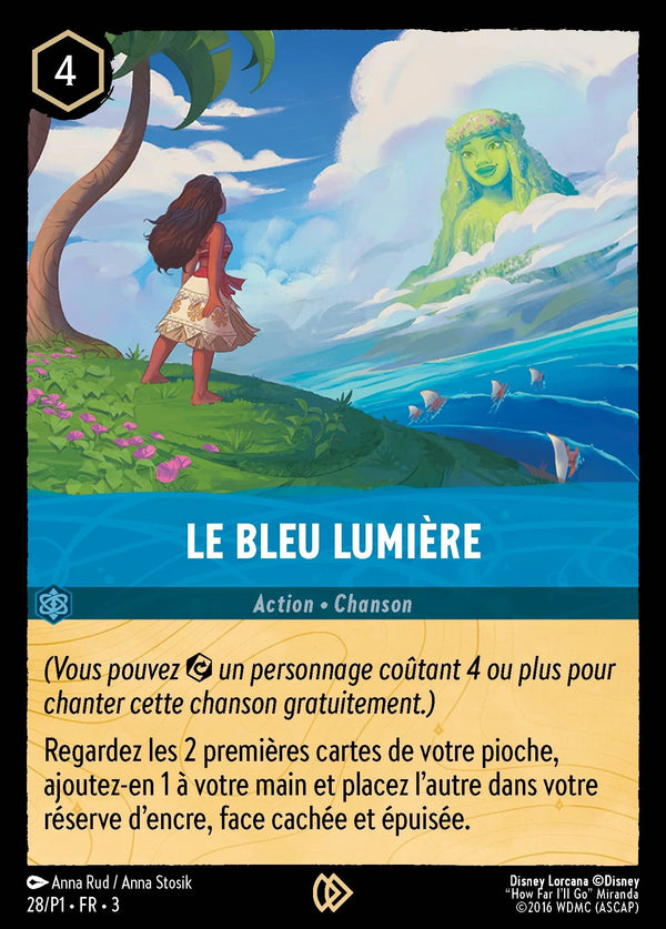 Carte Lorcana 028 Le bleu lumière Promo | LorenZone