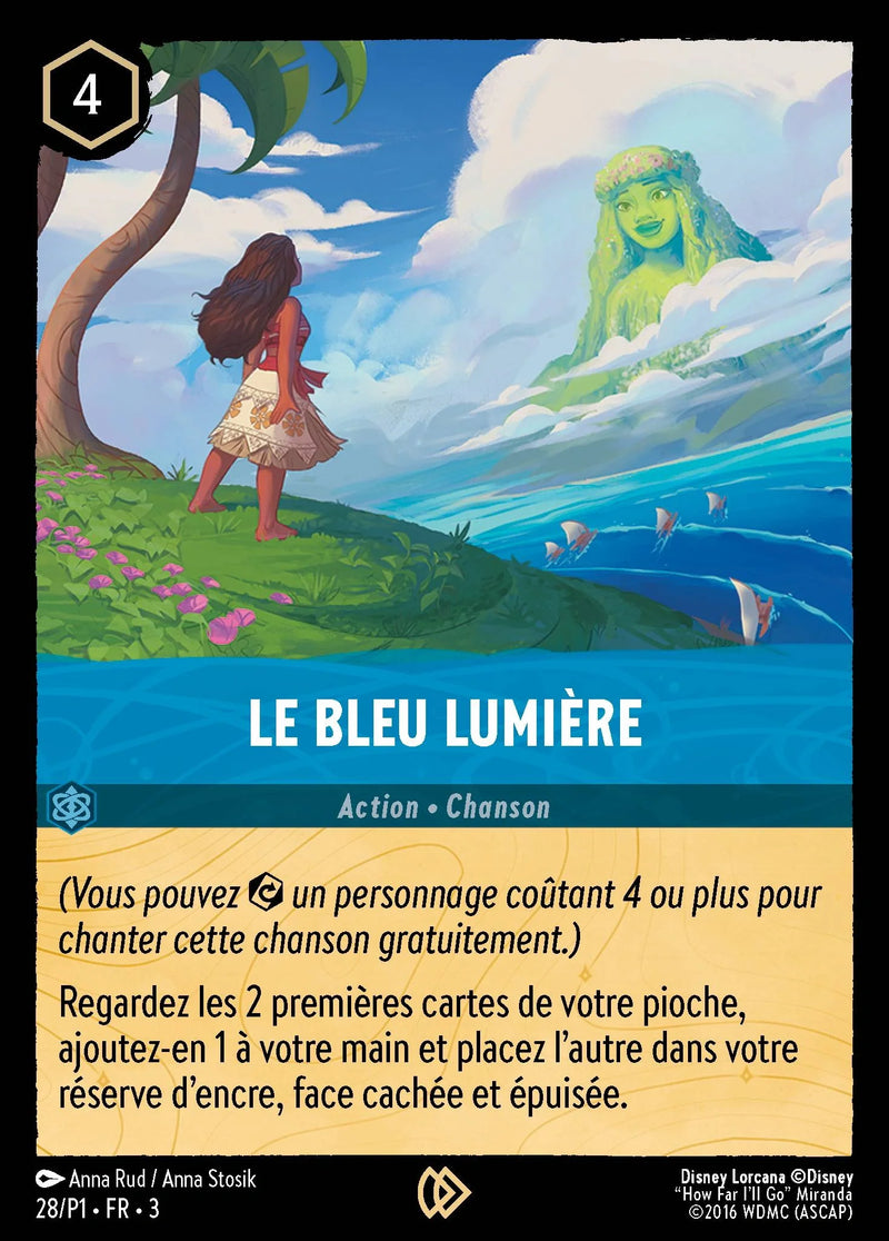 Carte Lorcana 028 Le bleu lumière Promo | LorenZone