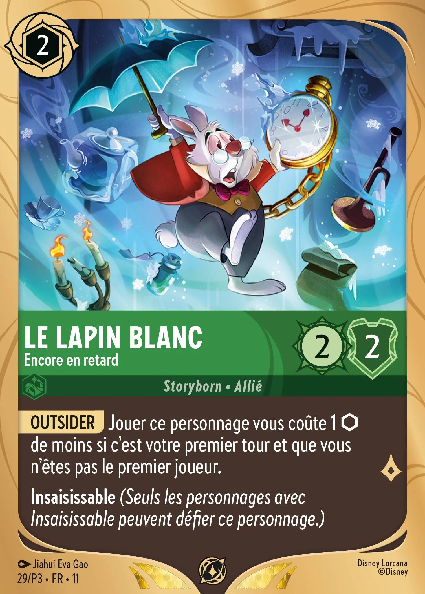 Carte Lorcana 029 Le lapin blanc Promo | LorenZone