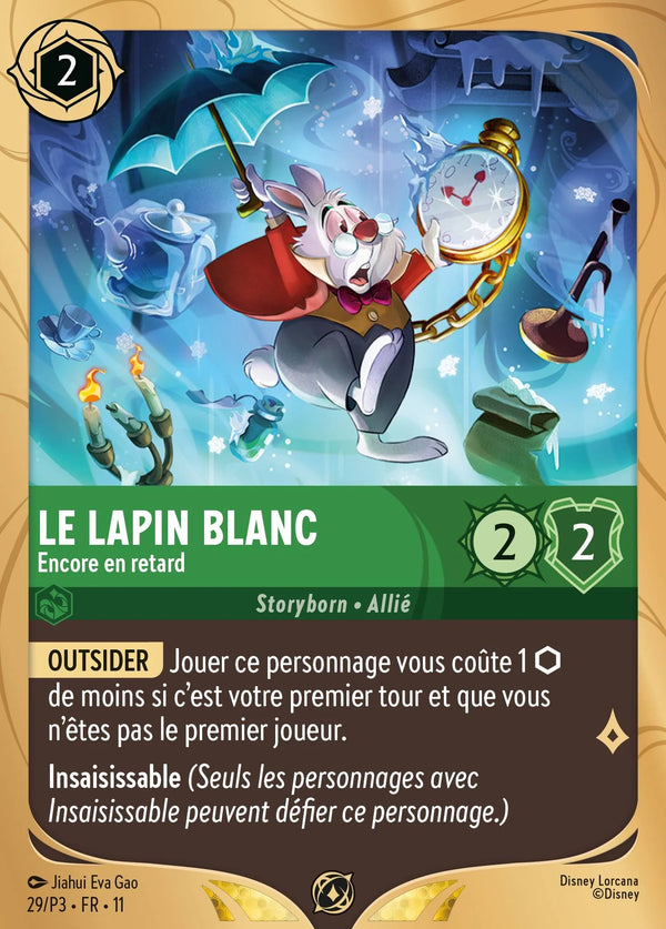 Carte Lorcana 029 Le lapin blanc Promo | LorenZone