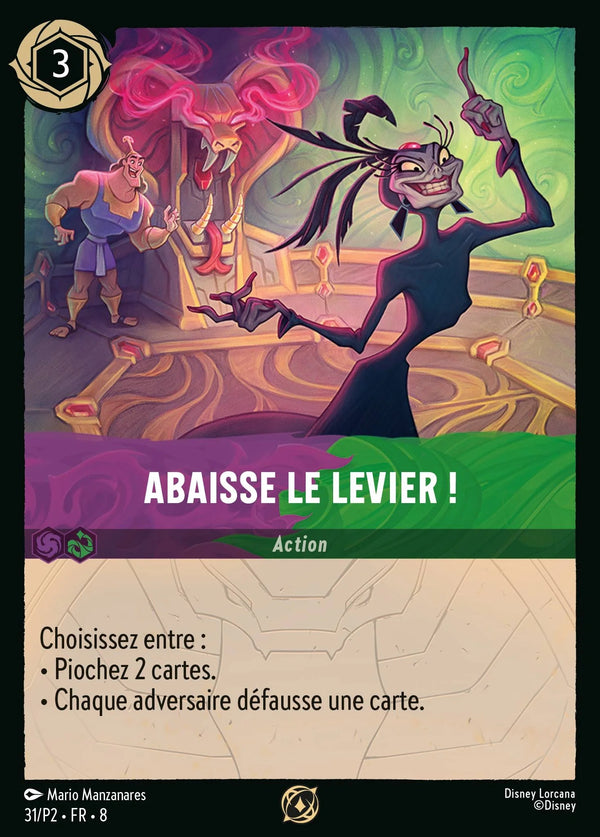 Carte Lorcana 031 Abaisse le levier ! Promo | LorenZone