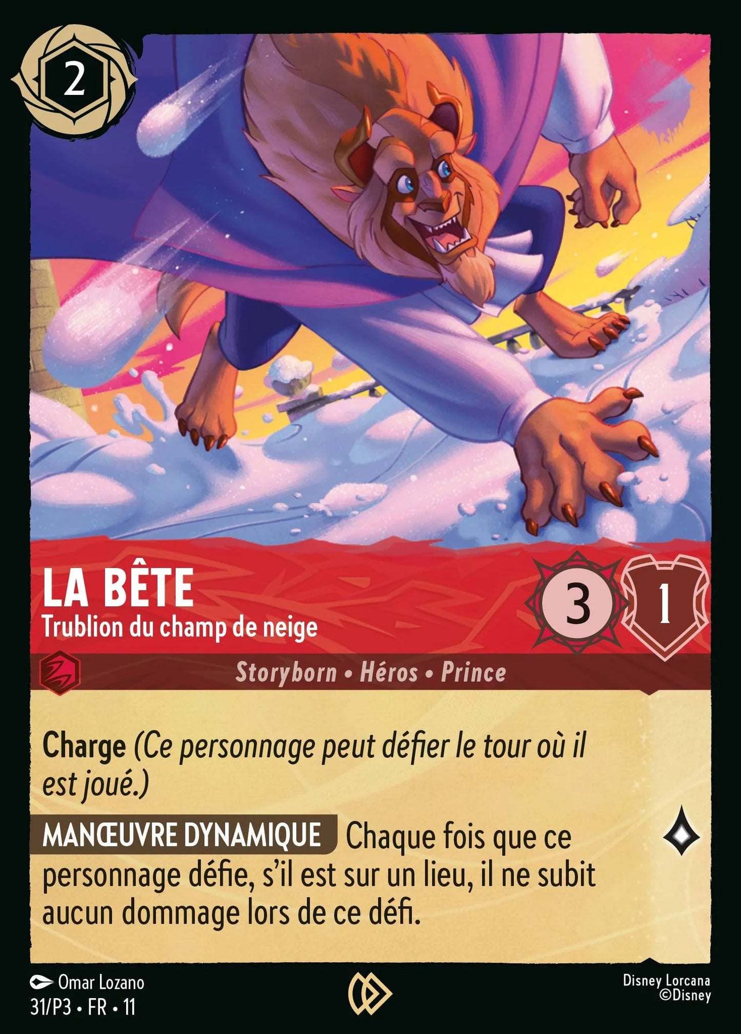 Carte Lorcana 031 La Bête Promo | LorenZone
