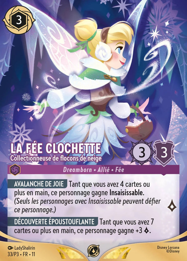 Carte Lorcana 033 La Fée Clochette Promo | LorenZone