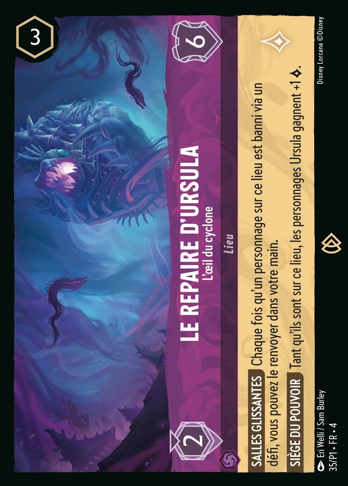 Carte Lorcana 035 Le Repaire d'Ursula Promo | LorenZone
