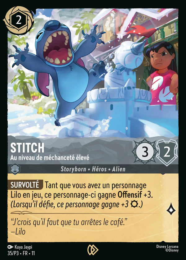 Carte Lorcana 035 Stitch Promo | LorenZone