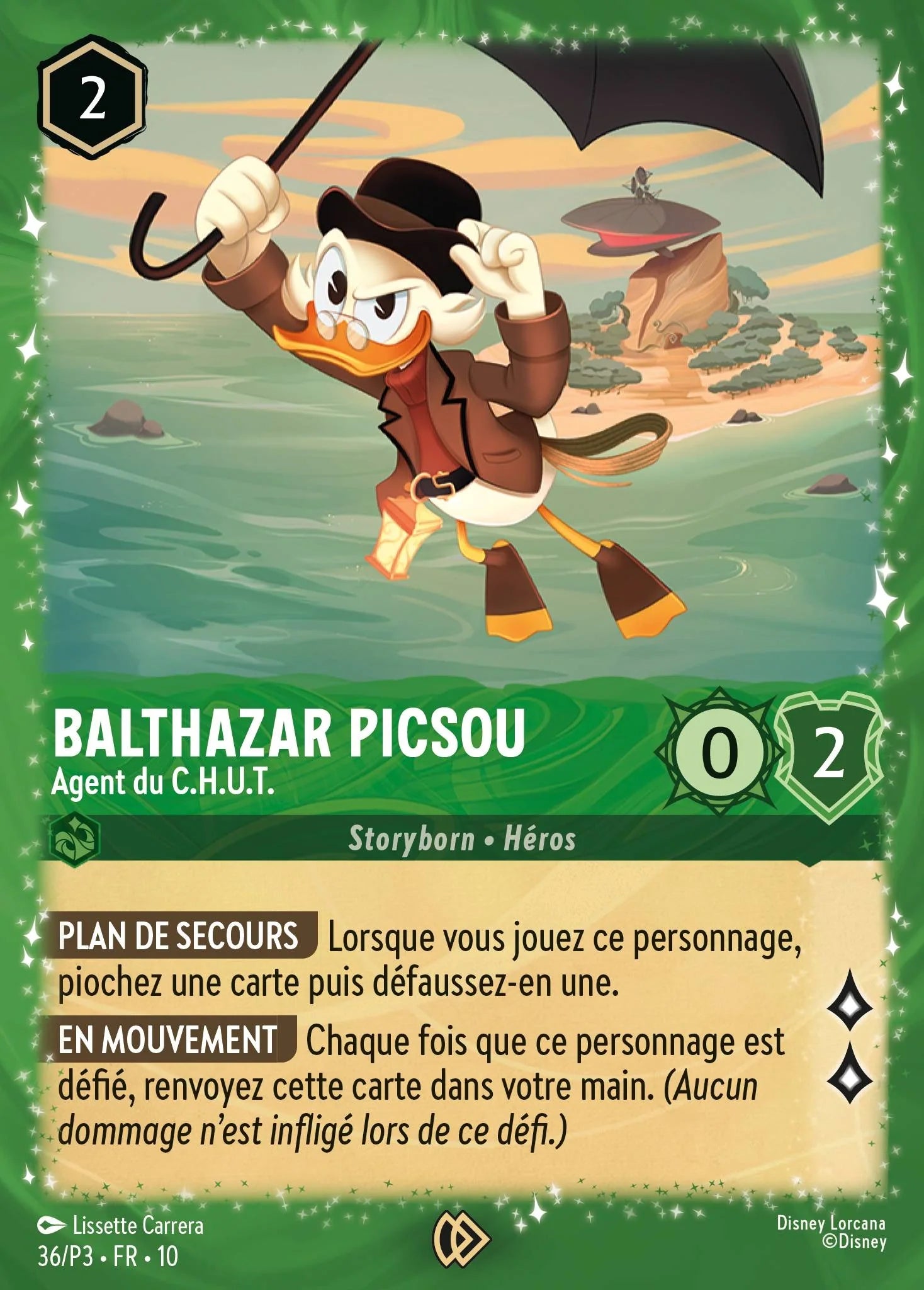 Carte Lorcana 036 Balthazar Picsou Promo | LorenZone