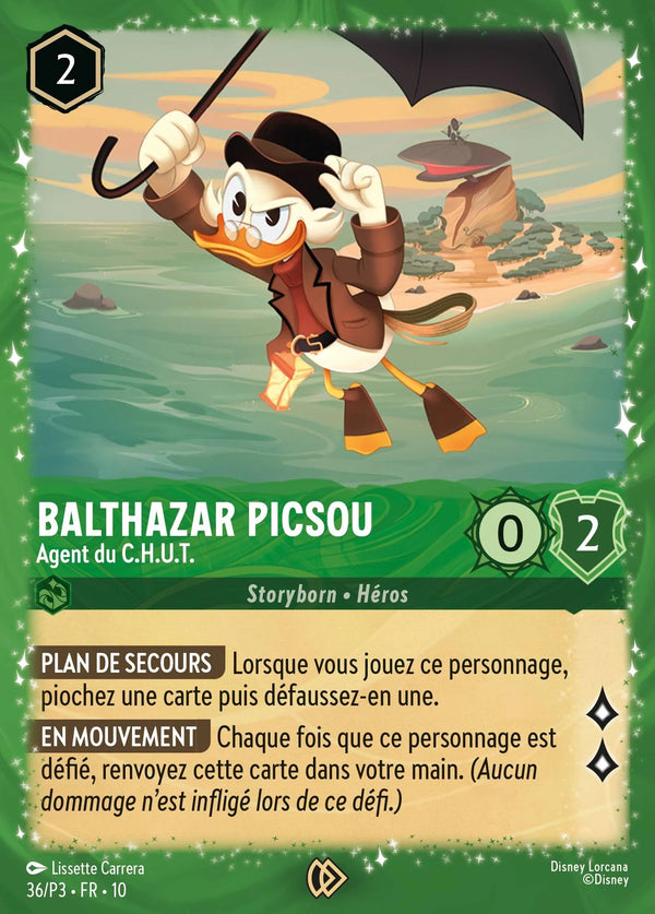 Carte Lorcana 036 Balthazar Picsou Promo | LorenZone