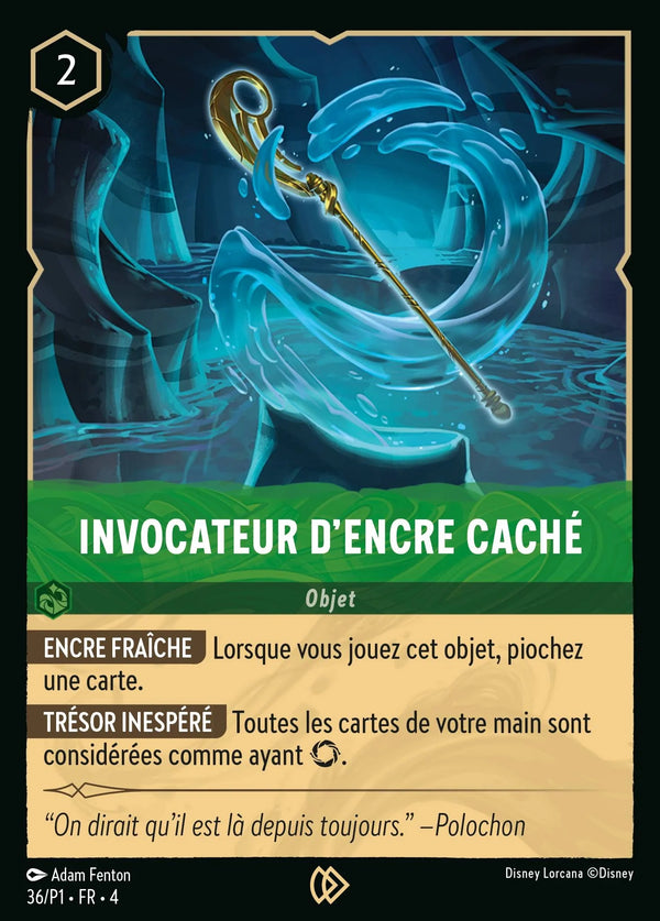 Carte Lorcana 036 Invocateur d'encre caché Promo | LorenZone