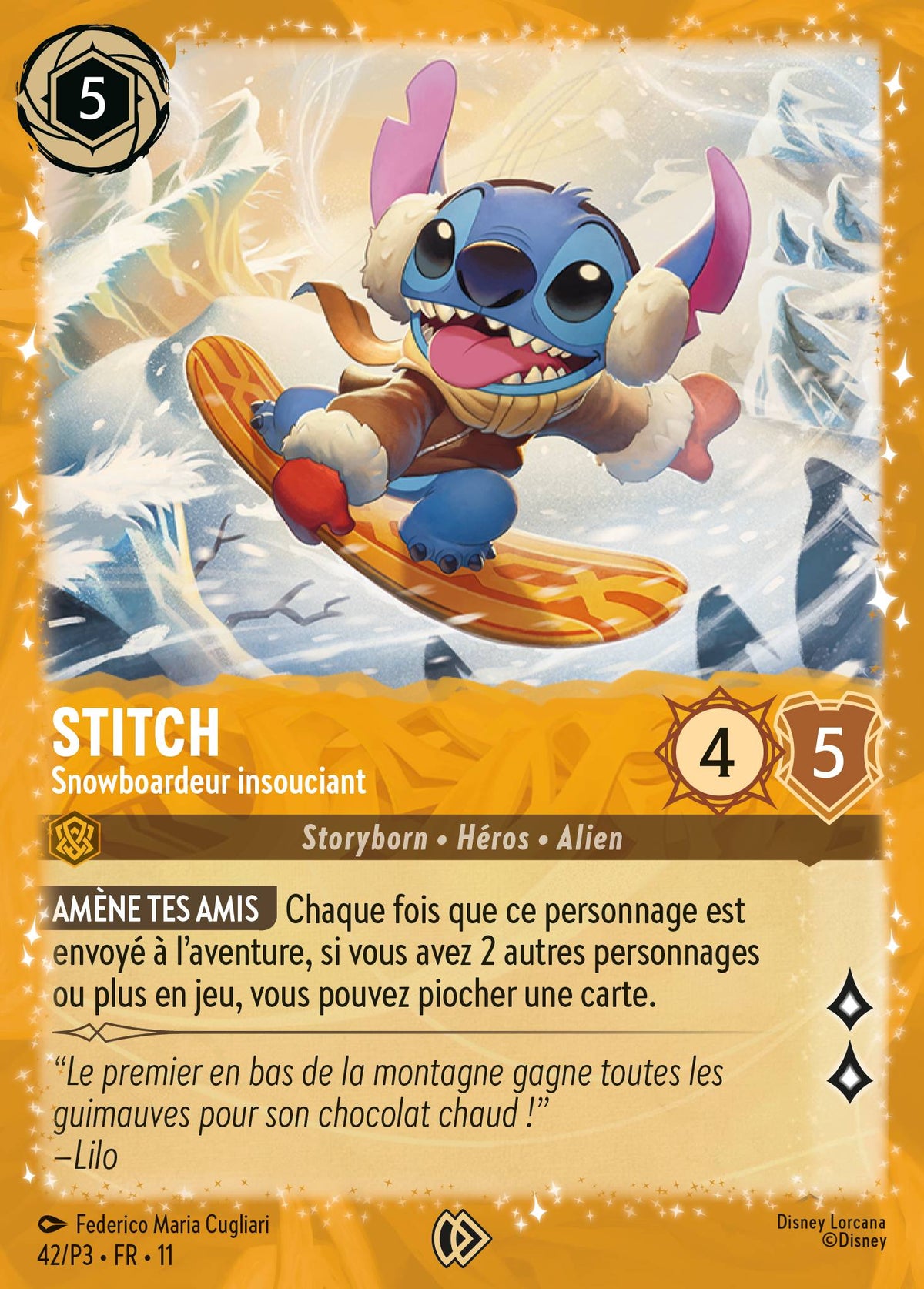 Carte Lorcana 042 Stitch Promo | LorenZone