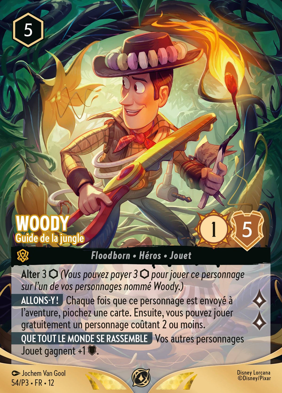 Carte Lorcana 054 Woody Enchantée | LorenZone