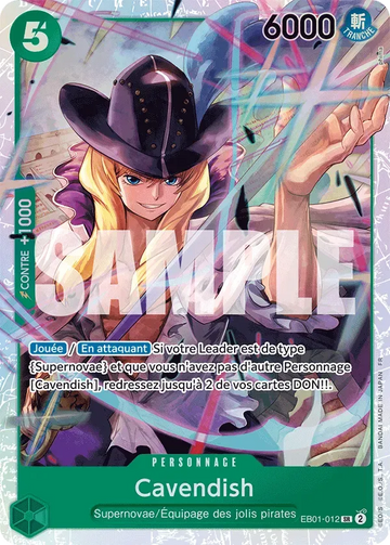 Carte One Piece Cavendish EB01-012 - The Best Vol.2