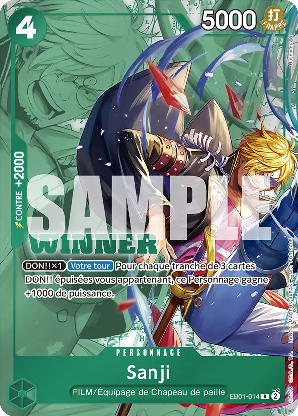 Carte One Piece EB01-014 Sanji V3 | LorenZone