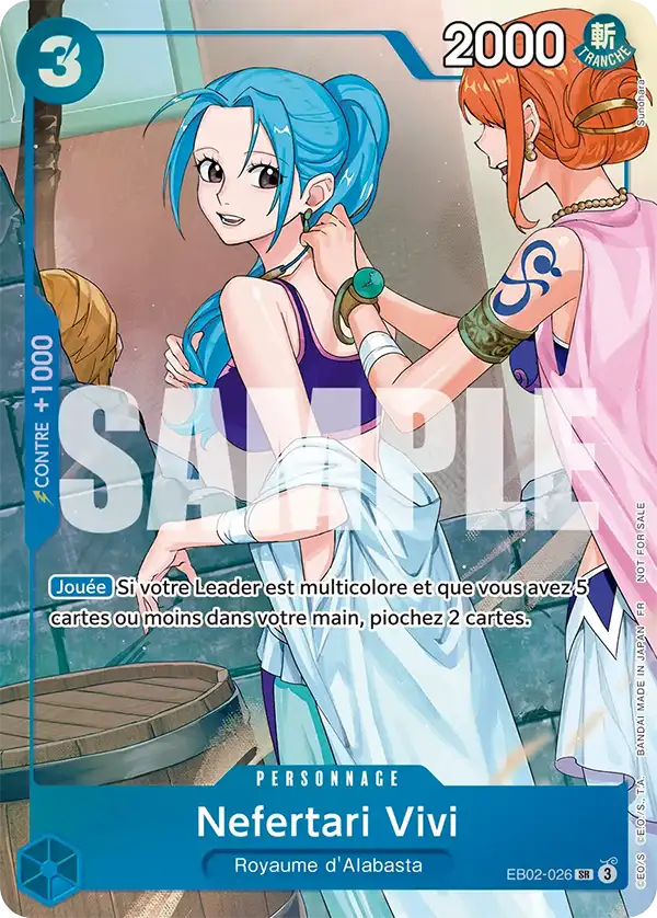 Carte One Piece EB02-026 Nefertari Vivi | LorenZone