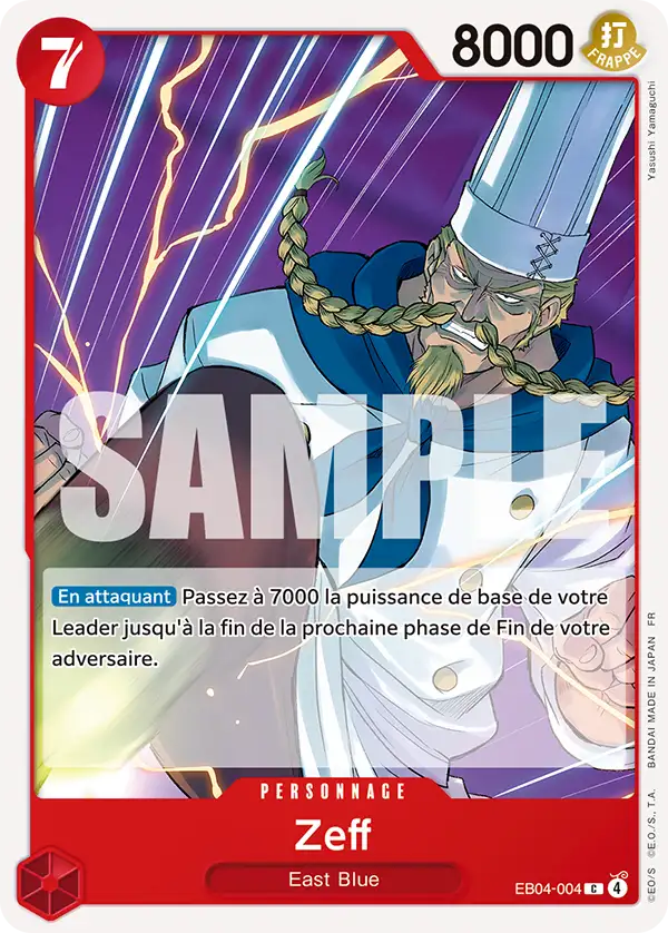 Carte One Piece EB04-004 Zeff | LorenZone