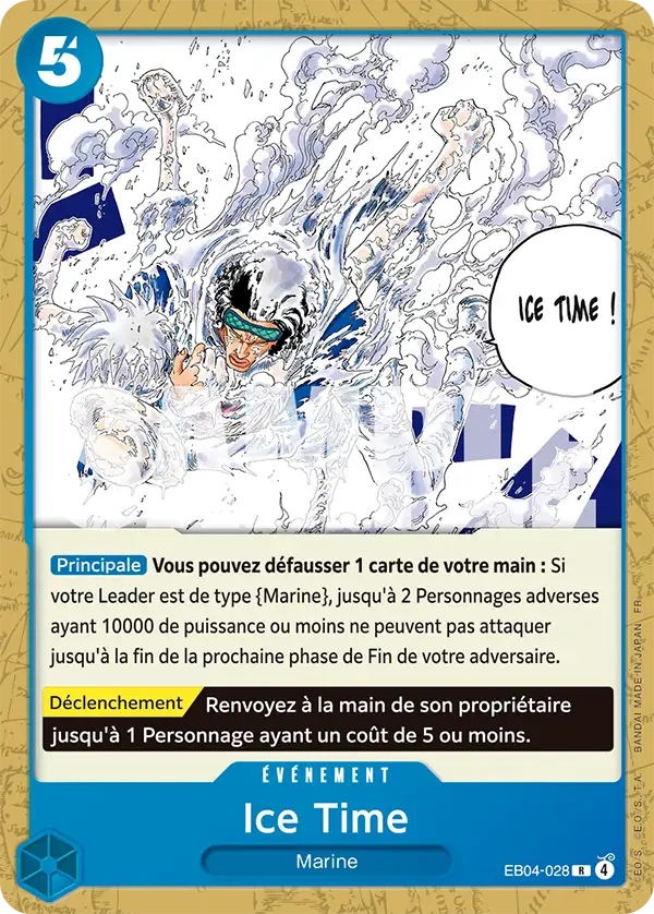 Carte One Piece EB04-028 Ice Time | LorenZone