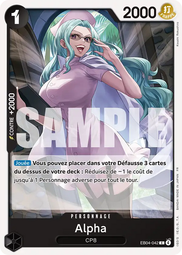 Carte One Piece Alpha EB04-042 - Aventure sur l'Île de Dieu