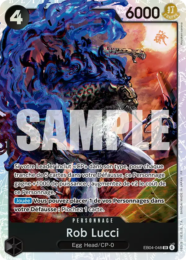 Carte One Piece EB04-048 Rob Lucci V1 | LorenZone