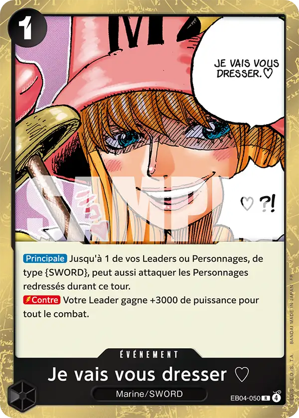 Carte One Piece EB04-050 Je vais vous dresser ♡ | LorenZone