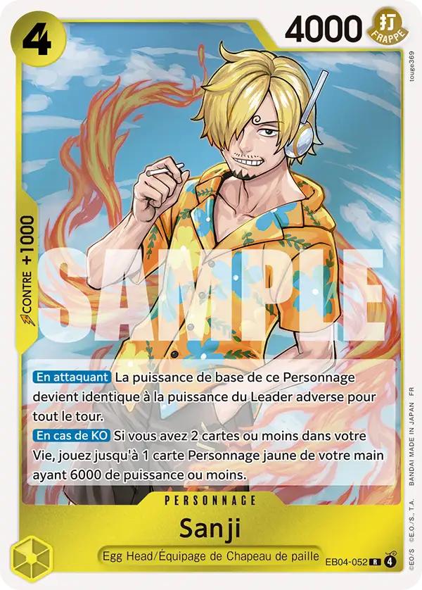 Carte One Piece EB04-052 Sanji V1 | LorenZone