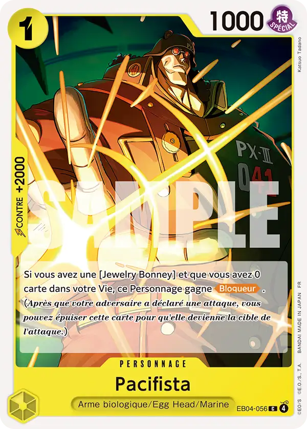 Carte One Piece EB04-056 Pacifista | LorenZone
