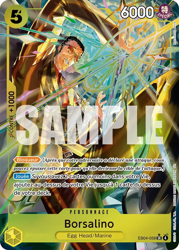 Carte One Piece EB04-058 Borsalino V2 | LorenZone