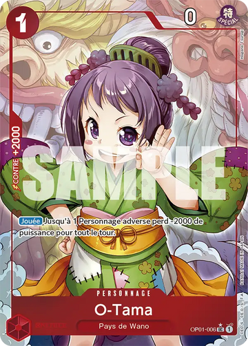 Carte One Piece O-Tama OP01-006 V3 - The Best